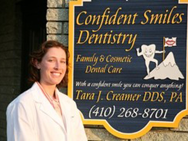 doctor jensen and sign to dentistry